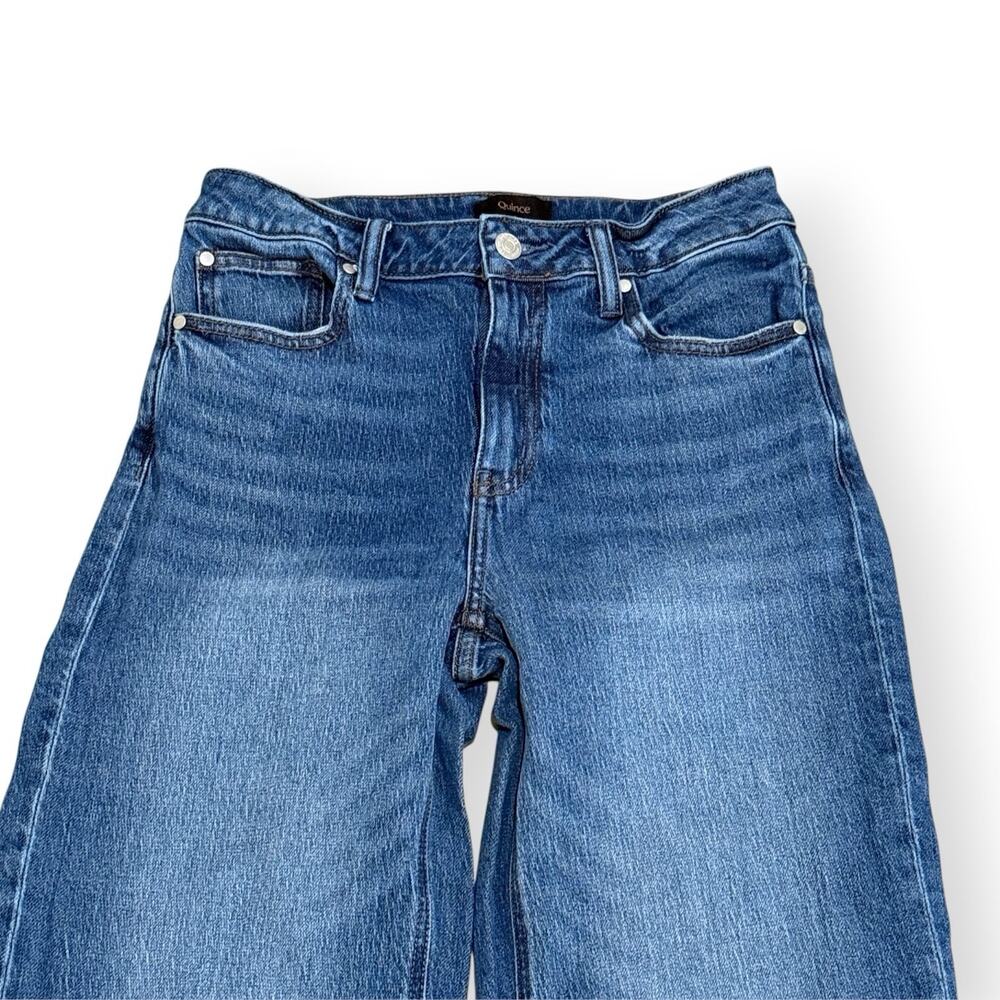 Quince Bella Relaxed Stretch Straight Jeans 28 Atlantic Blue Organic Cotton - Picture 2 of 10